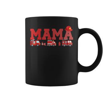 Fire Truck Mama Firefighter Birthday Coffee Mug | Seseable UK