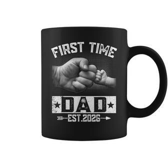 First Time Dad Est 2026 Fist Bump New Daddy Father's Day Coffee Mug - Thegiftio UK