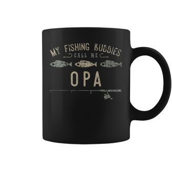 My Fishing Buddies Call Me Opa Cute Father's Day Coffee Mug - Thegiftio UK