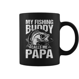 My Fishing Buddy Calls Me Papa Father's Day Fisherman Coffee Mug - Thegiftio UK