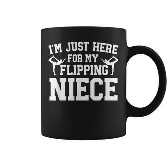 My Flipping Niece Gymnastics Uncle Of A Gymnast Uncle Coffee Mug - Thegiftio