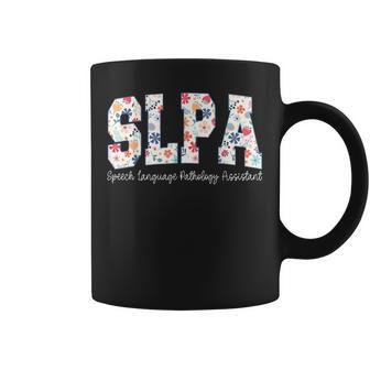 Floral Speech Language Pathology Assistant Slpa Appreciation Coffee Mug - Thegiftio UK
