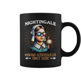 Florence Nightingale -Hospitals Lit Since 1820- Nurse Coffee Mug - Thegiftio UK