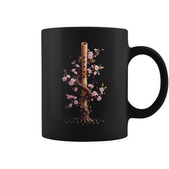 Flûtehakuhachi Bambou Arbre En Fleurs Harmonie Naturelle Tasse - Cadeauxyz