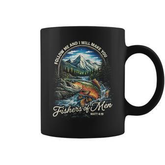 Follow Me And I Will Make You Fishers Of Positive Saying Coffee Mug - Monsterry