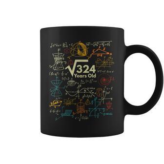 Fórmulas Matemáticas 18 Años Cumpleaños Chica Niño Taza de café - Regaloses