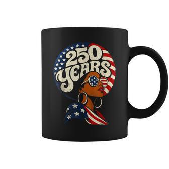 Fourth Of July Black African American 250Th Anniversary Usa Coffee Mug - Thegiftio UK