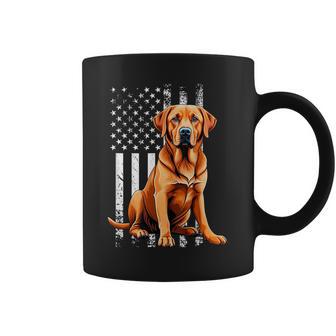 Fox Red Labrador Owner Dog Usa Flag Coffee Mug - Thegiftio UK