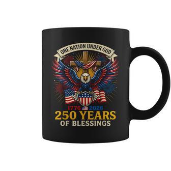 Freedom 250Th Anniversary Usa Flag Christian God Patriotic Coffee Mug - Thegiftio UK