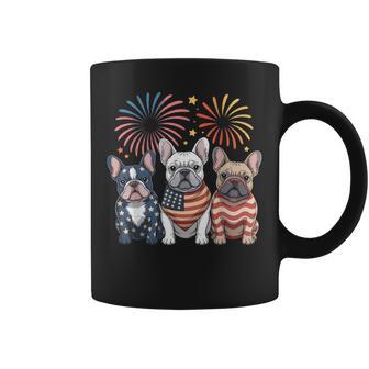 Frenchie Bulldog Usa American Flag French Dog 4Th Of July Coffee Mug - Thegiftio UK