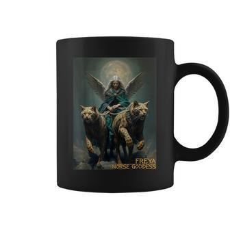 Freya Goddess Of Norse Myths Viking Culture Coffee Mug - Thegiftio UK