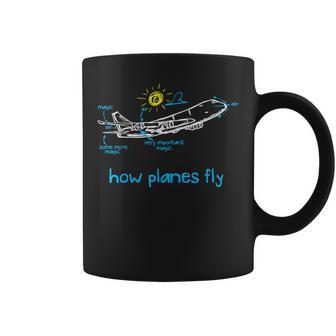 Aerospace How Planes Fly Air Magic Flight Crew コーヒーマグ - Kawaiitshirt