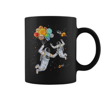 Astronaut Dad & Son Daughter Galaxy Lover Fathers Day Coffee Mug - Thegiftio UK