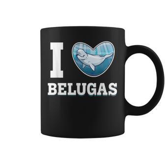 Beluga Lover White Whale Aquatic Animals Beluga Whale Coffee Mug - Thegiftio UK