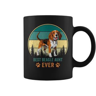 Best Beagle Aunt Ever Vintage Puppy Lover Retro Coffee Mug - Thegiftio UK