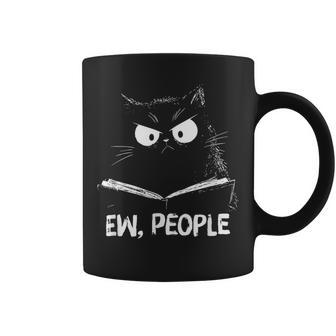 Cat Reading Ew People Coffee Mug - Thegiftio UK