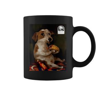 Dog Chill With Taco Vintage Oil Painting Women Coffee Mug - Thegiftio UK