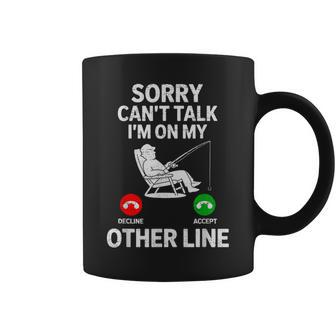 Fishing Dad Fisherman Fish Lover Saying Father's Day Coffee Mug | Seseable UK