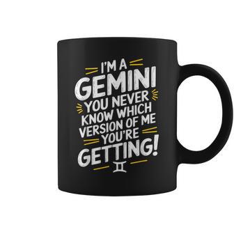 Gemini Zodiac Sign Birthday Horoscope Astrology Coffee Mug - Monsterry