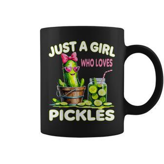 Just A Girl Who Loves Pickles Food Lover Coffee Mug - Thegiftio UK