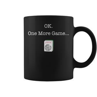 Mah Jongg Players Ok One More Mahjong Game Men Coffee Mug - Thegiftio UK