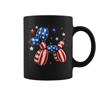 Patriotic Balloon Dog American Flag Fourth Of July Coffee Mug - Thegiftio UK