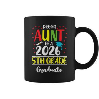Proud Aunt Of A Class Of 2026 5Th Grade Graduate Coffee Mug - Thegiftio UK