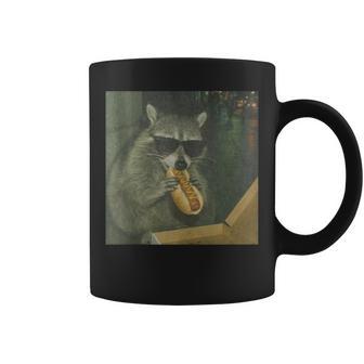 Raccoon Eating Hot Dog Meme Wiener Lovers Patriotic Coffee Mug - Thegiftio UK