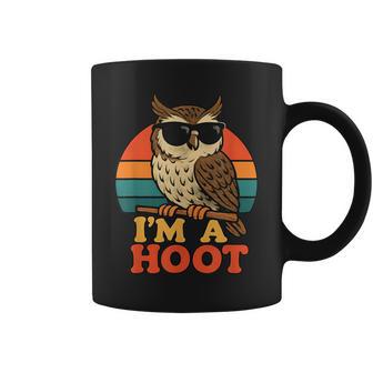 Retro Owl I’M A Hoot Vintage Animal Coffee Mug - Thegiftio UK