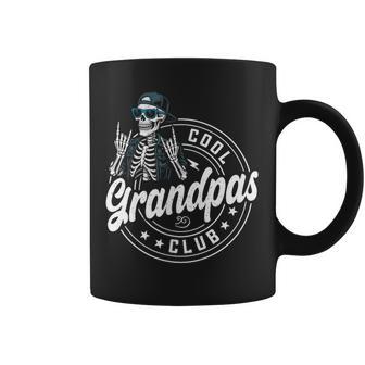 Skeleton Cool Grandpas Club Father's Day Coffee Mug - Thegiftio UK
