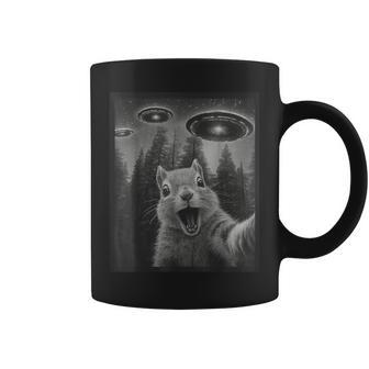 Squirrel Selfie Alien Ufo For Boy Kid Coffee Mug - Thegiftio UK
