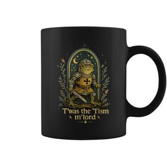 T'was The 'Tism M'lord Medieval Knight Frog Tsim Coffee Mug - Thegiftio UK