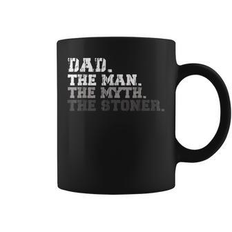 Weed Dad The Man The Myth The Stoner Dad Marijuana Coffee Mug - Thegiftio