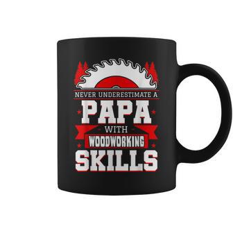 Woodworking Men's Black Cotton Polyester Blend Classic Fit Crew Neck Short Sleeve Small Father's Day Woodworking Graphic Coffee Mug - Thegiftio UK