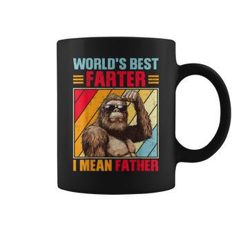 Worlds Best Farter I Mean Father Bigfoot Greatest Dad Coffee Mug - Thegiftio UK