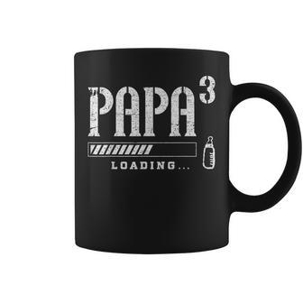 Futur Papa Triplés Troisième Enfant Papa Puissance 3 Tasse - Cadeauxyz