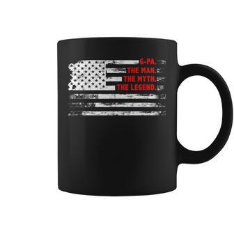 G-Pa The Man Myth Legend Father’S Day For Papa Grandpa Coffee Mug - Thegiftio