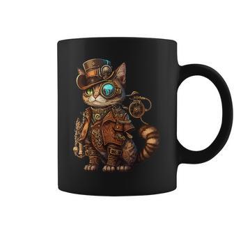 Gato Punk Gatitoteampunk Gatitoteampunk Taza de café - Regaloses