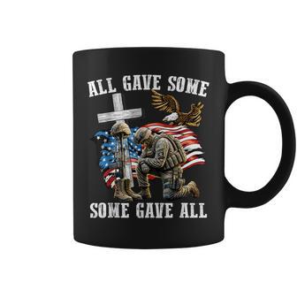 Some Gave Their All Memorial Day Usa Flag Military Soldier Coffee Mug - Monsterry