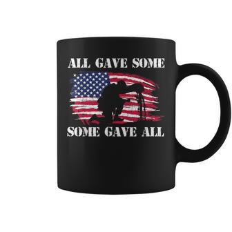 All Gave Some Some Gave All Patriotic Veteran Memorial Day Coffee Mug - Thegiftio UK