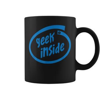 Geek Inside Eccentric Intellectual Tech コーヒーマグ - Kawaiitshirt