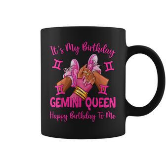 Gemini Queen It's My Birthday Sneakers Zodiac Coffee Mug - Thegiftio