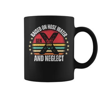 Gen X Levantado En Agua De Manguera Y Negligencia Generation X Manga Larga Taza de café - Regaloses