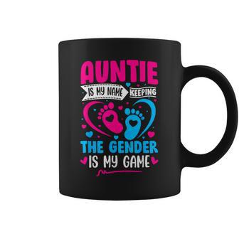 Gender Reveal Idea For A Keeper Of The Gender Aunt Coffee Mug - Thegiftio UK