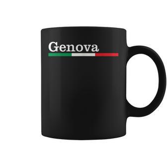 Genova Città Italiana Bandiera Italia Tazze - Novitaregali