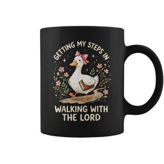 Getting My Steps In Walking With The Lord Coffee Mug - Thegiftio UK