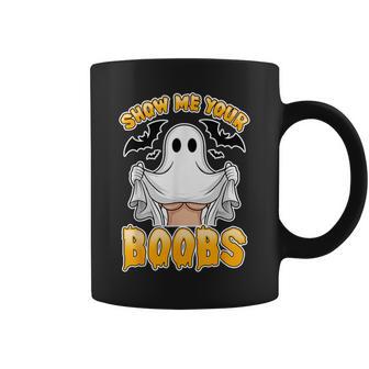 Ghost Costume Show Me Your Boobs Coffee Mug - Thegiftio UK