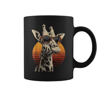 Girafe Avec Lunettes Deoleil Wildlifeafari Girafe Amoureux Des Animaux Tasse - Cadeauxyz