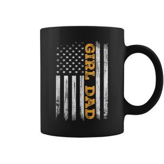 Girl Dad Father's Day Dad Daughter Dad Of Girls Outnumbered Coffee Mug - Thegiftio UK