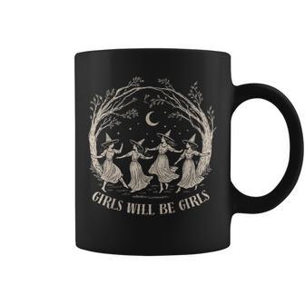 Girl Will Be Girls Witch Witchy Spooky Season Halloween Coffee Mug - Thegiftio UK